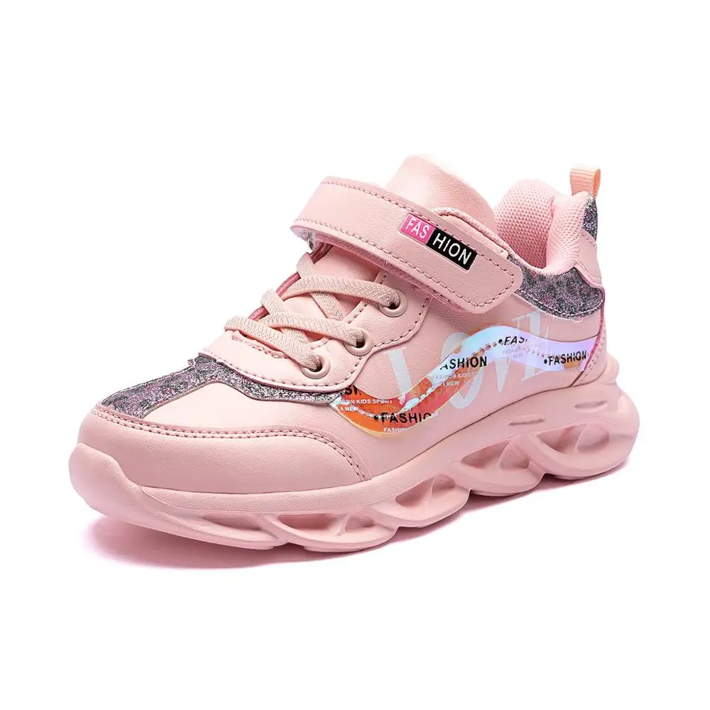 

Детская спортивная обувь для девочек, обувь для бега, детская розовая обувь для бега для девочек, кроссовки для улицы, теннисная обувь, кросс...