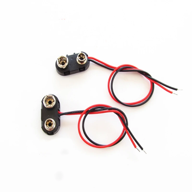 1 шт. пряжка с разъемом питания постоянного тока 9 В Пряжка для аккумулятора