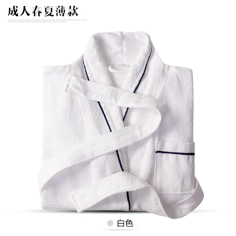 Банный халат из 100% хлопка вафельный для мужчин и женщин | Женская одежда