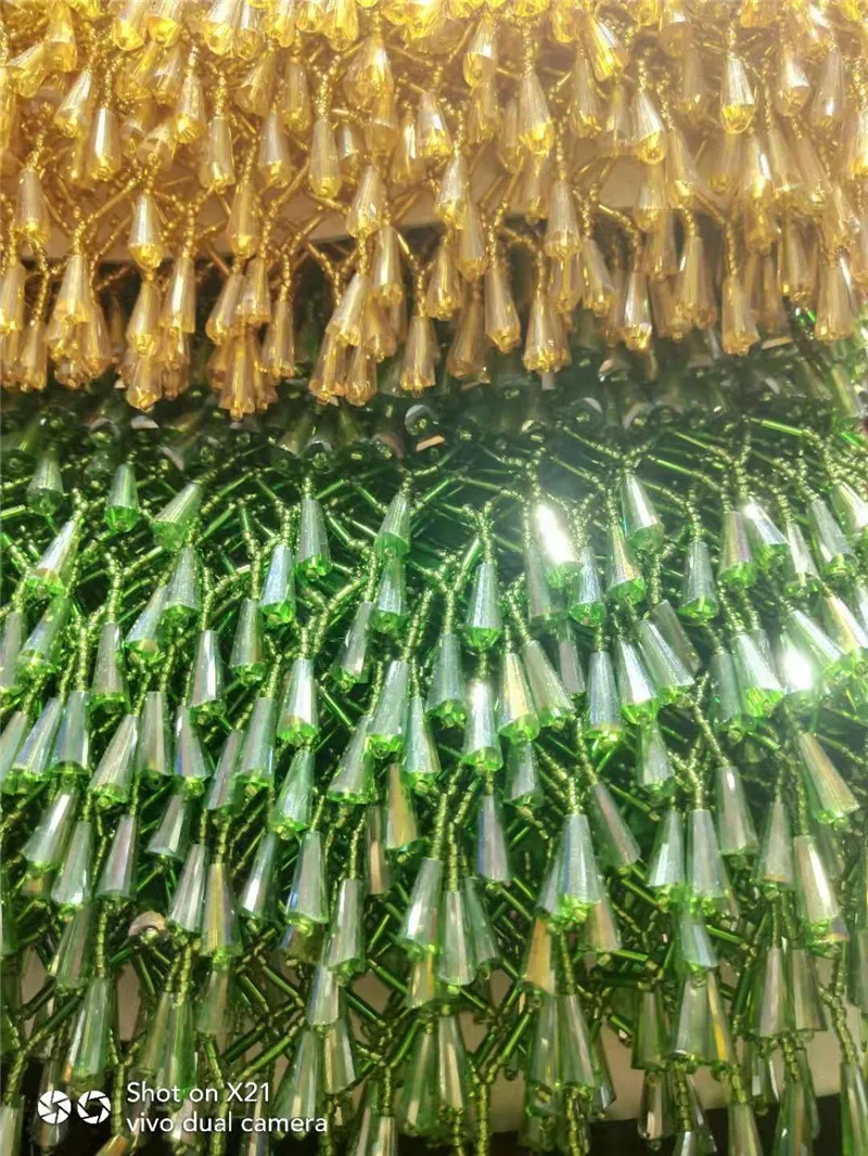 11 ярдов/пакет ленточные бусины жемчужины бахрома ширина 5 см для украшения