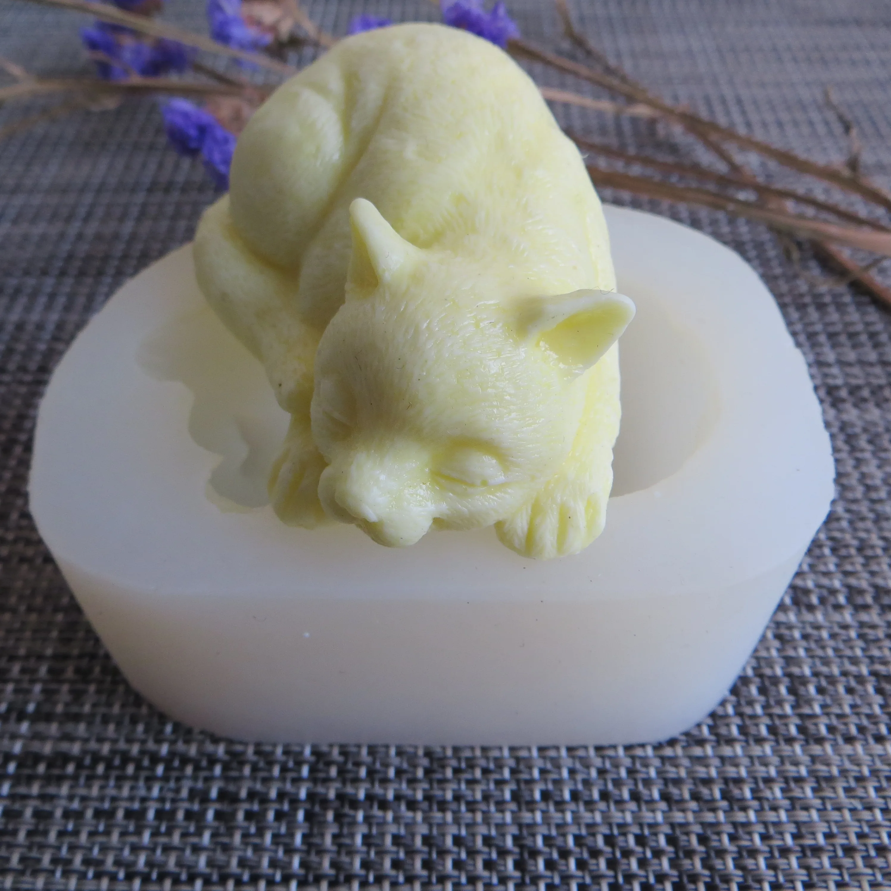 PRZY силиконовый 3D милый кот ручной работы мыло торт украшения DIY силиконовые формы для мыла изготовление
