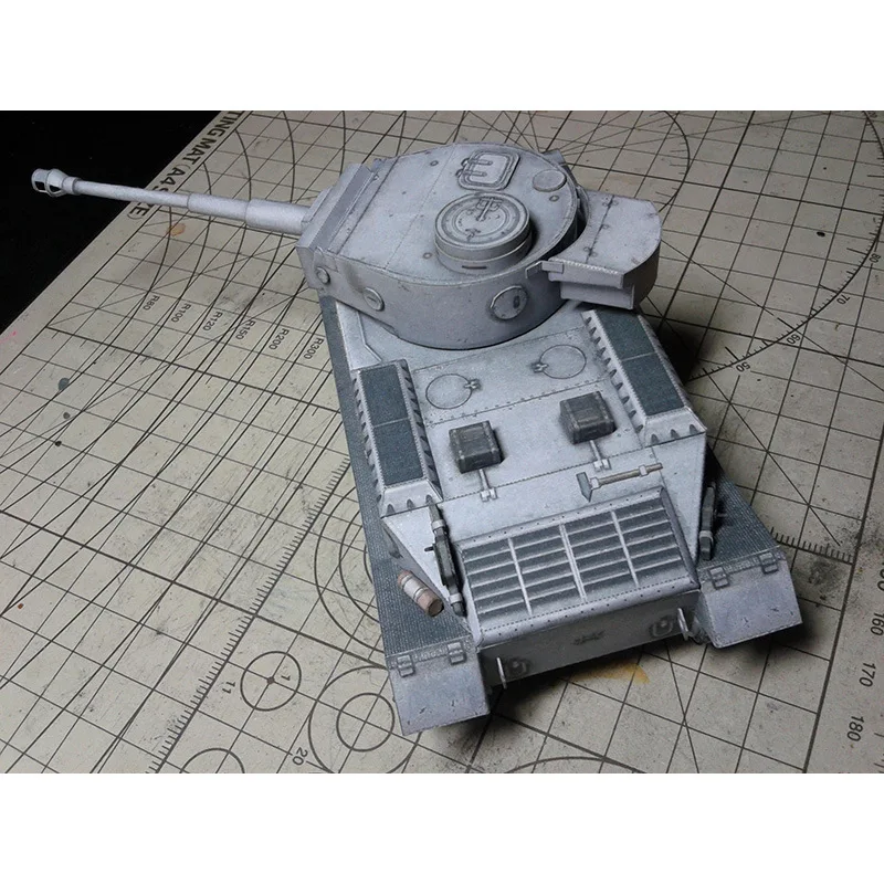 1:35 Немецкий Тигр Танк VK4501 DIY 3D бумажная карточка Модель Строительный Набор Развивающие игрушки Военная Модель Строительная игрушка