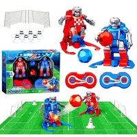 electronic toy 2 pcs 2 4ghz rc football robot toy wireless remote control two soccer robots game toys for kids family