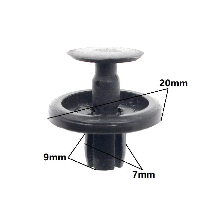Фиксатор для бампера двигателя 7 мм защита от брызг крыла пластин 50 шт. Toyota Corolla Crown