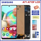 Экран 6,7 дюйма для Samsung Galaxy A71, ЖК-дисплей, сенсорный экран, дигитайзер в сборе с рамкой для Samsung A715, A715F, A715W, A715X