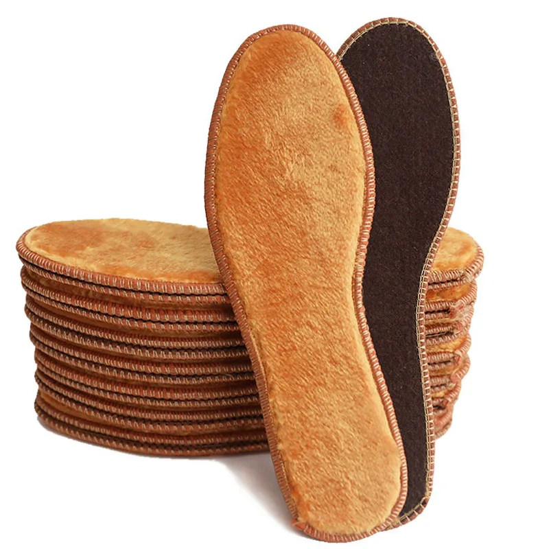 Унисекс теплые стельки мягкие зимние дышащие впитывающие пот дезодоранты