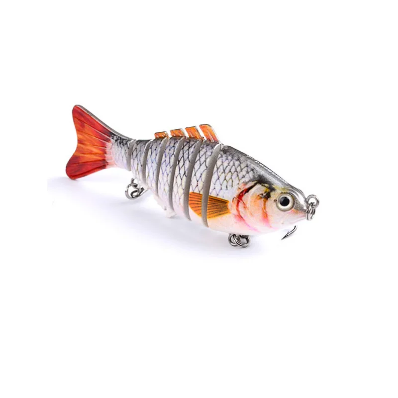 5pc 10cm 15g Wobblers Pike Fishing Lures Artificial Multi Jointed Sections Hard Bait Trolling Carp Tools | Спорт и развлечения