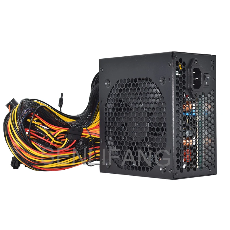 

hdd SSD mining Miner PSU NEW ATX 800W chia XCH Power Supply 25 hard disk SATA interfaces Support 2 CPUs 2 Graphics card