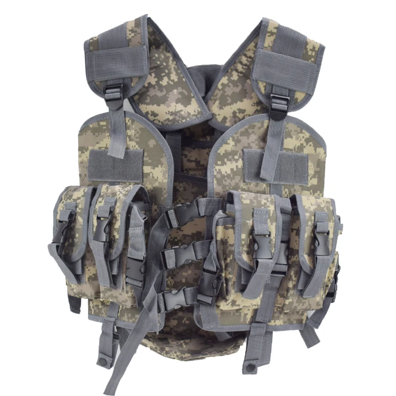 

Camouflage Army Combat Protective Vest Outdoor Hunting Tactical Webbed Military Equipment 97 Seal Tactial Vest