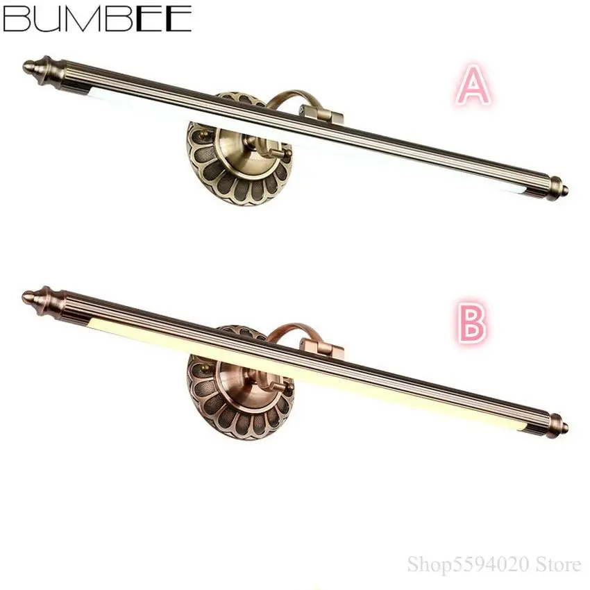 Американский светодиодный настенный зеркальный светильник s скандинавский