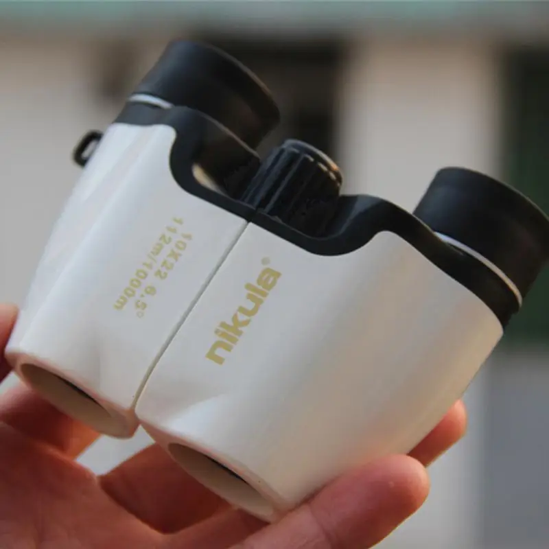 

Small Paul 10X22 Low-light Visual Binoculars Portable All-optical High-power High-definition Binoculars With Hand Strap Hole