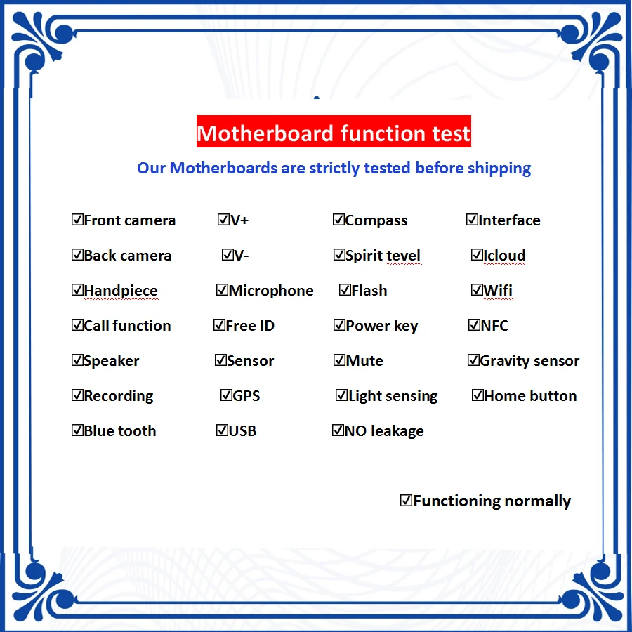 Материнская плата для iPhone 12 с/без распознавания лица оригинальная