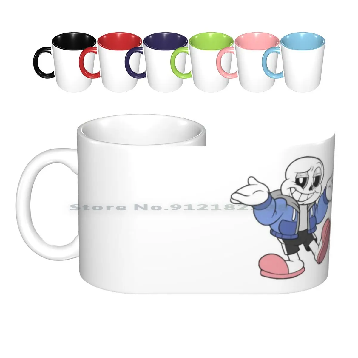 Без Undertale в художественном стиле Cuphead! Керамические кружки кофейные чашки кружка