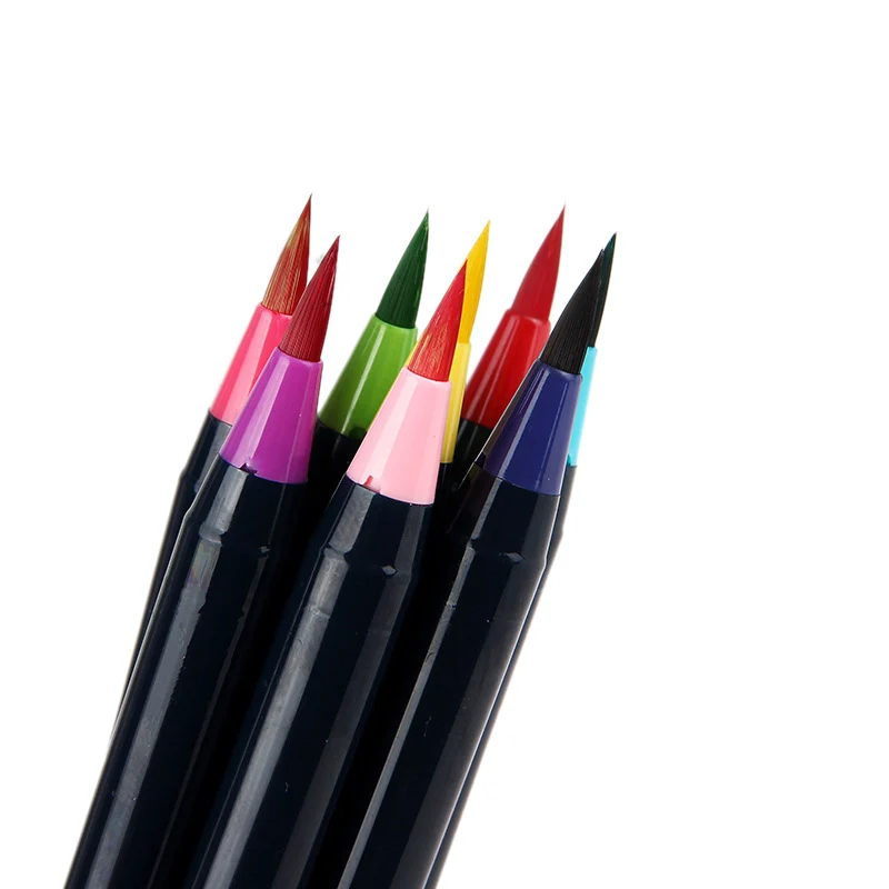 

10 Pcs Soft Brush Pen Set Watercolor Painting Art Markers Pen for Drawing Calligraphy Sketching Manga Comic Artist Supplies