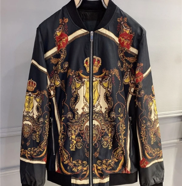 

Luxury Autumn and Winter Brand Crown Printing Luxury Jacket Jacket Bomber Jacket Jackets for Men
