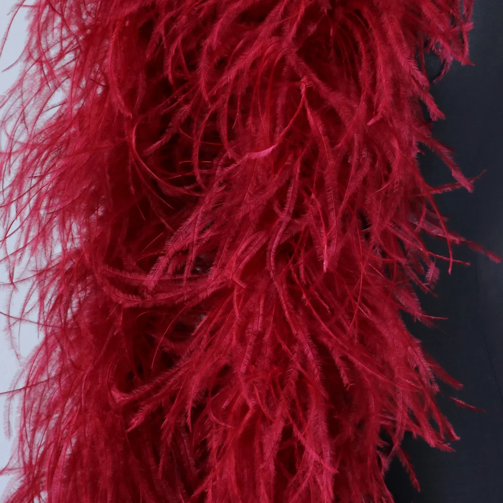 6 слоев реальные боа из страусиных перьев пышная одежда декоративная шаль