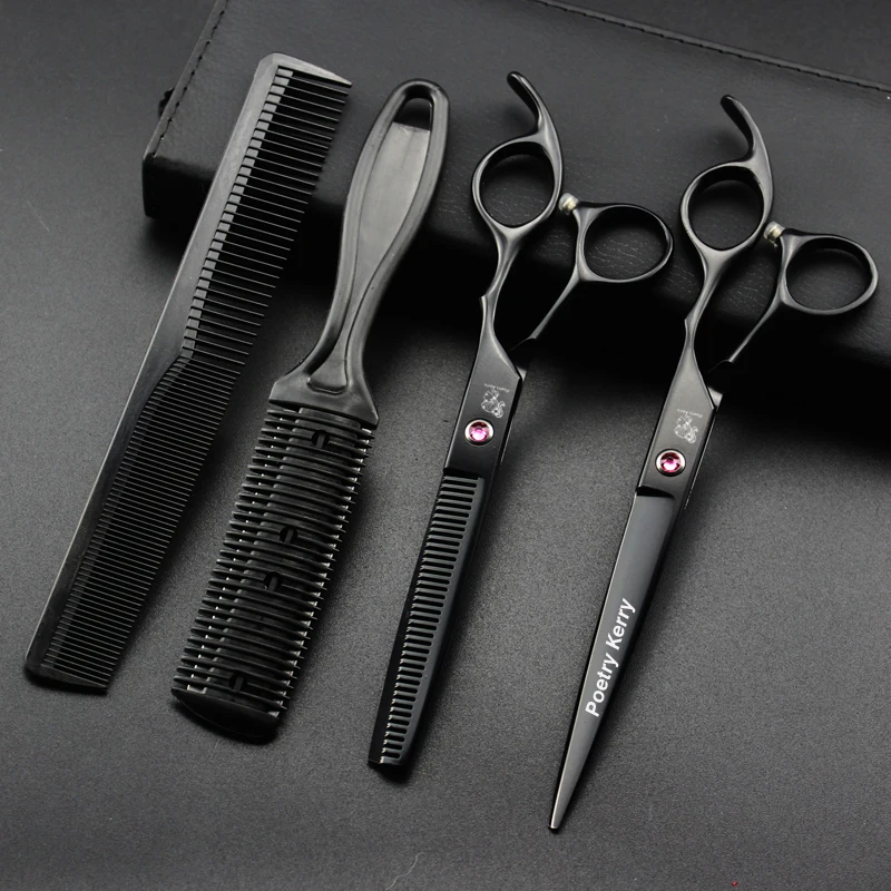 

6.0/7.0 inch Professional hair Barber scissors set, straight scissors and curved pieces hair care & styling