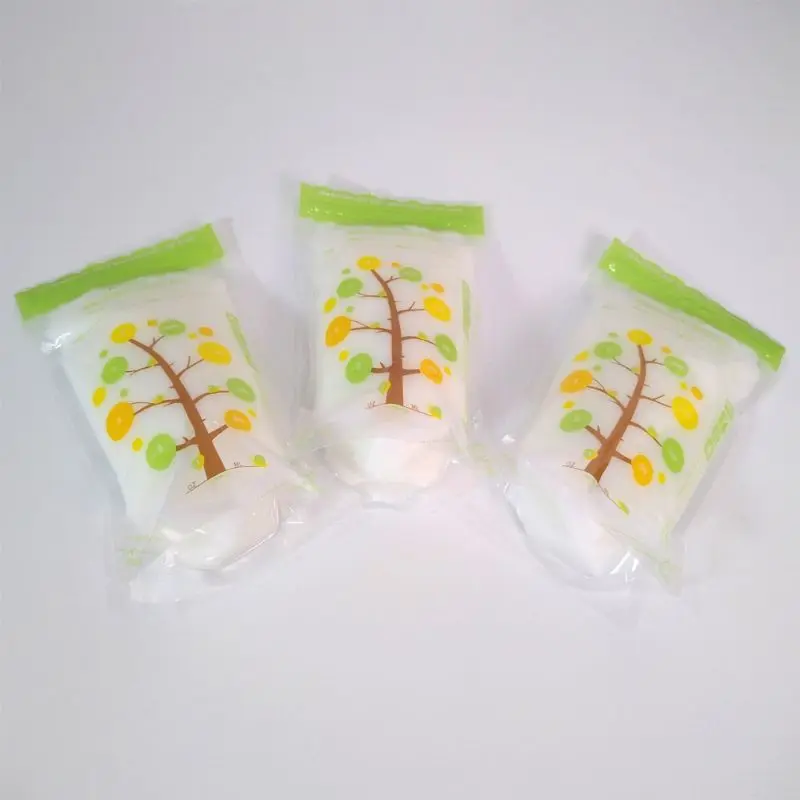 

23GD 112Pcs Baby Breastmilk Storage Bags 235ml Leak Proof Sterilized Breast Milk Storage Bags