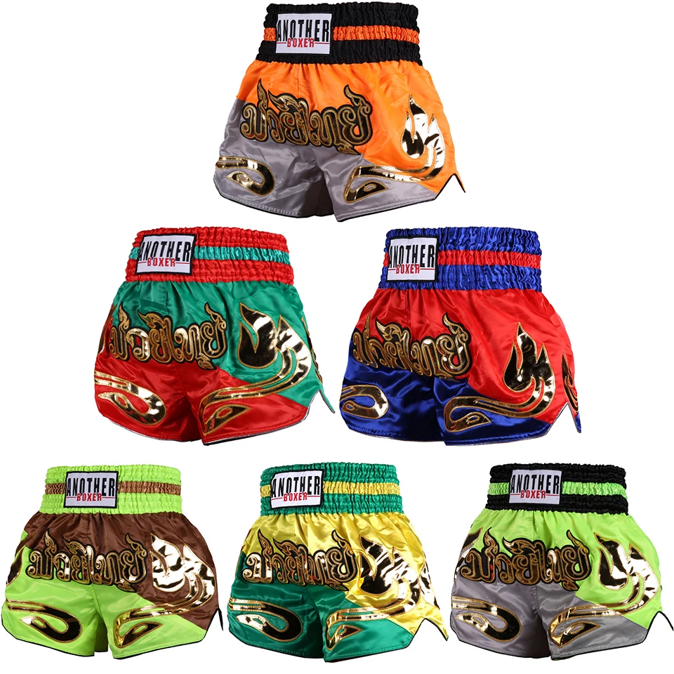 

Kickboxing Shorts Men Women Kick Boxing Fight Grappling Trunks Crossfit Fitness Sportswear Pants Kids Thailand Short Muay Thai