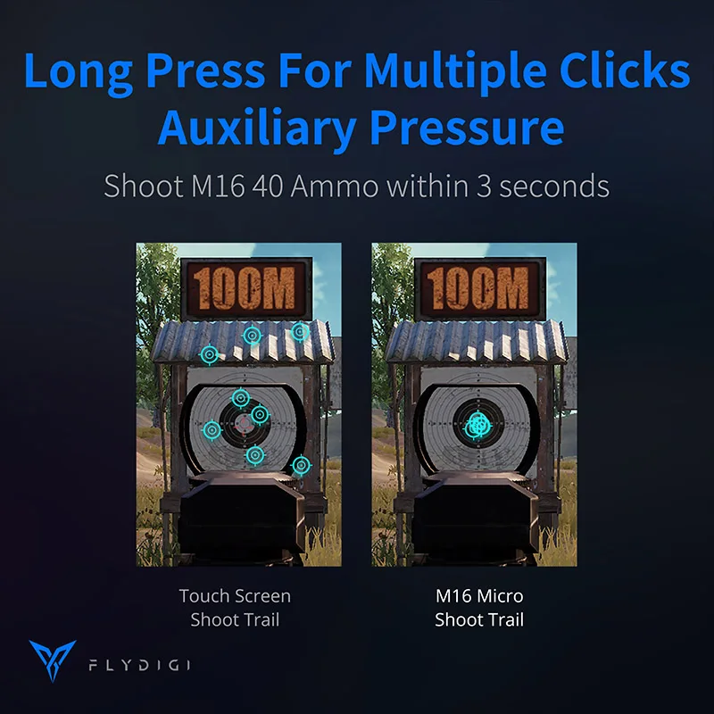 

Flydigi Scorpion New Version Red Switch keyboard pubg cod mobile Bluetooth for iOS/Android phone table Built-in mouse keyboard