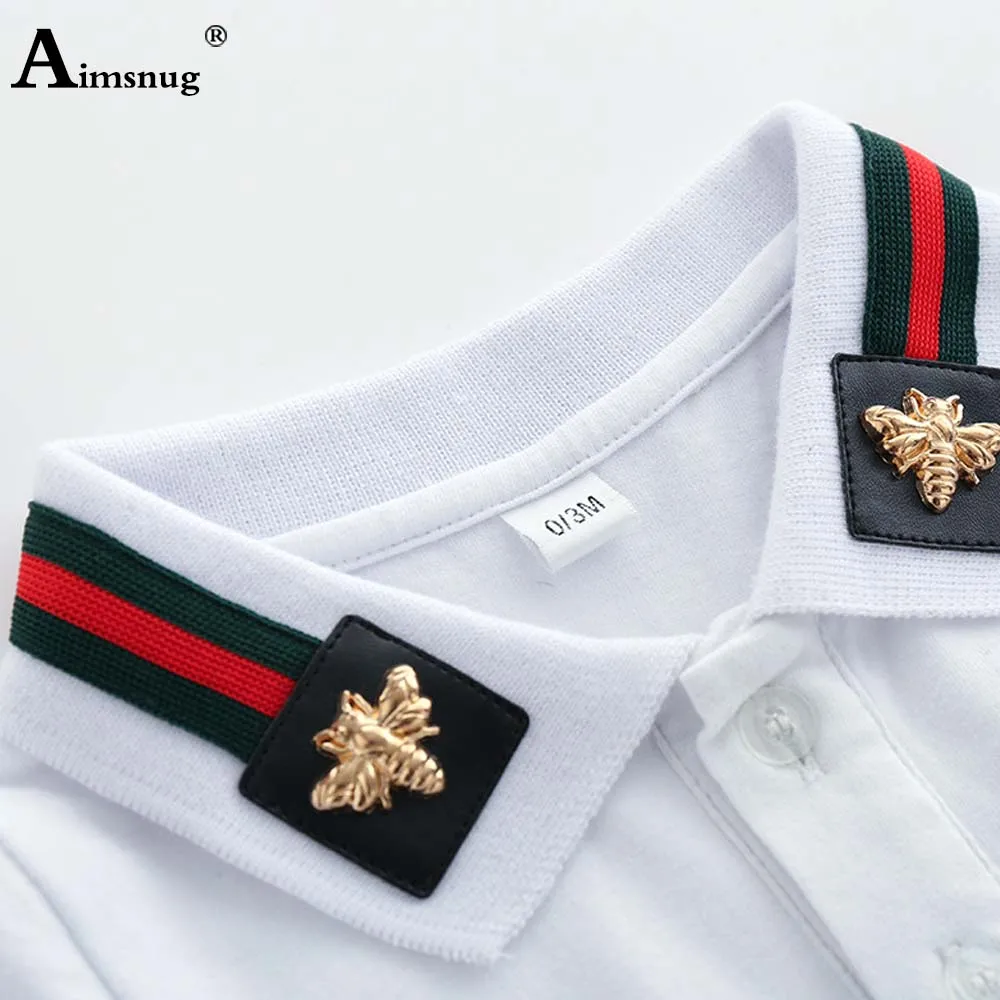 

Baby Toddler Rompers Kids Saliva Clothes Spliced Buttons Casual Tops European Style 2021 Autumn Unisex Girl Boy Cotton Bodysuits