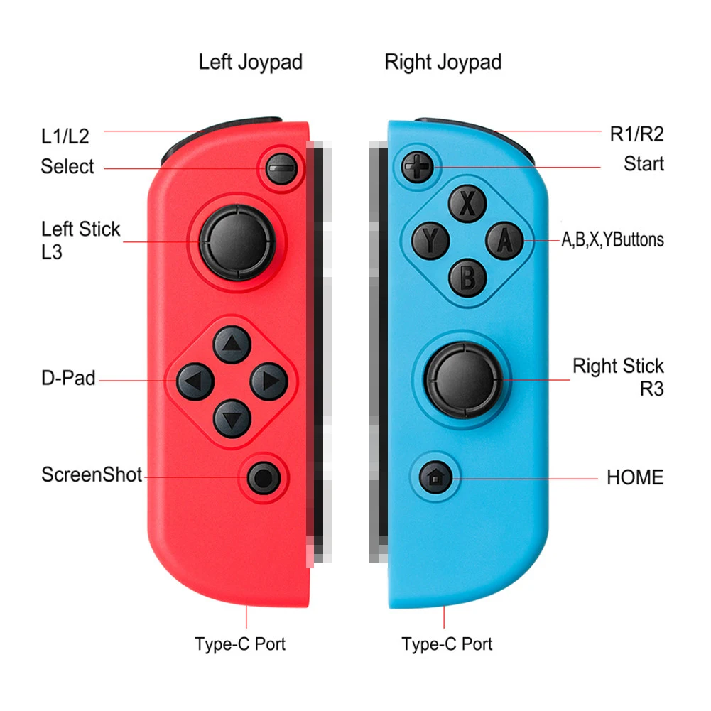 Беспроводной Bluetooth-совместимый контроллер игровая консоль для NS Switch Lite/Switch OLED