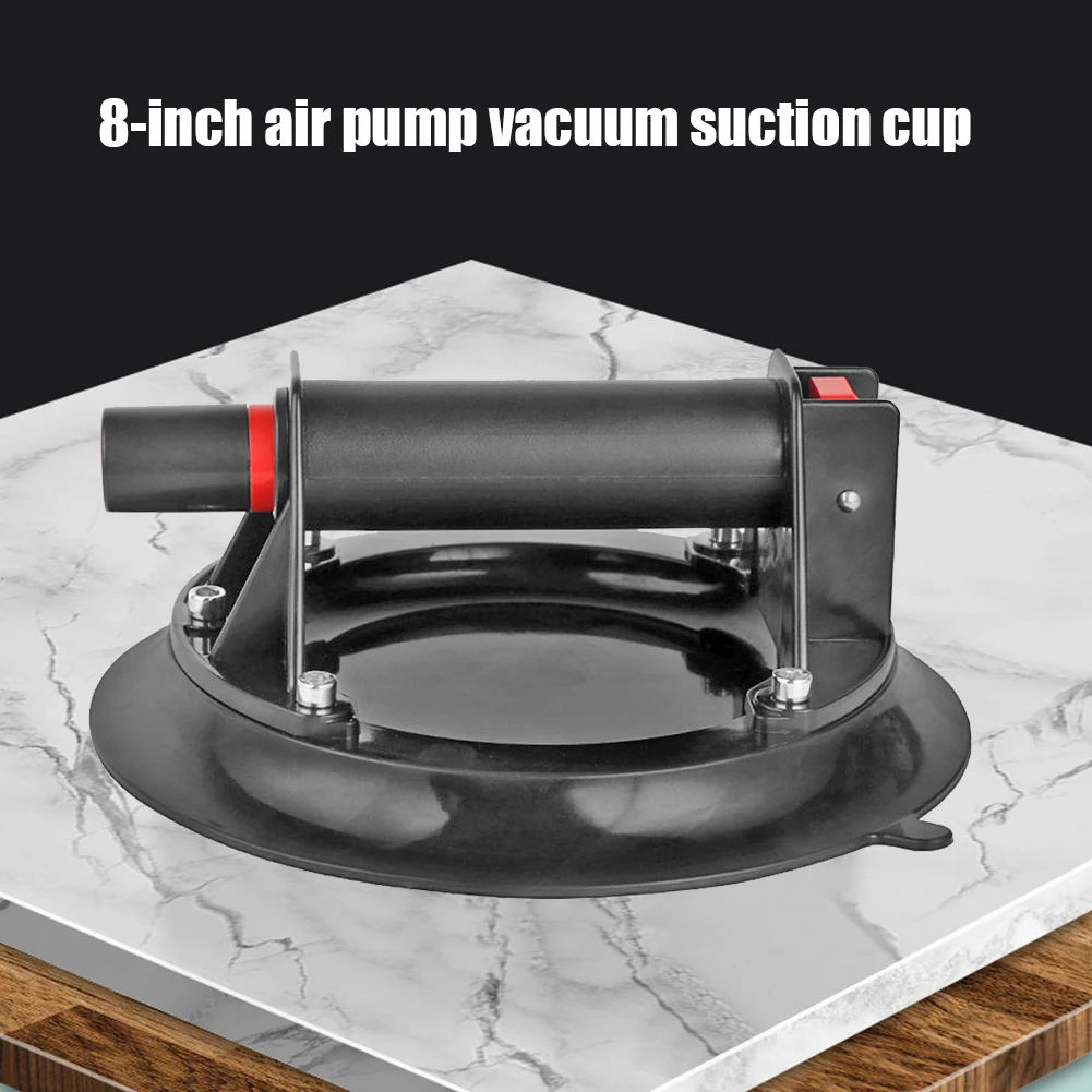 

8 inch Portable Vacuum Suction Cup Heavy Duty Lifter for Granite Tile Glass Dent Sucker Removal Lifter Repair Tools