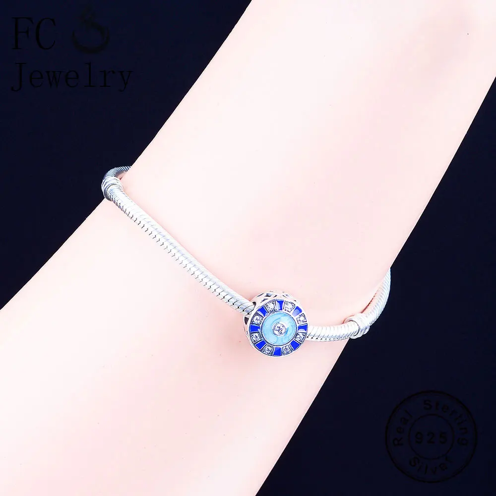 FC Jewelry подходит для оригинального бренда браслет с подвеской серебро 925 пробы