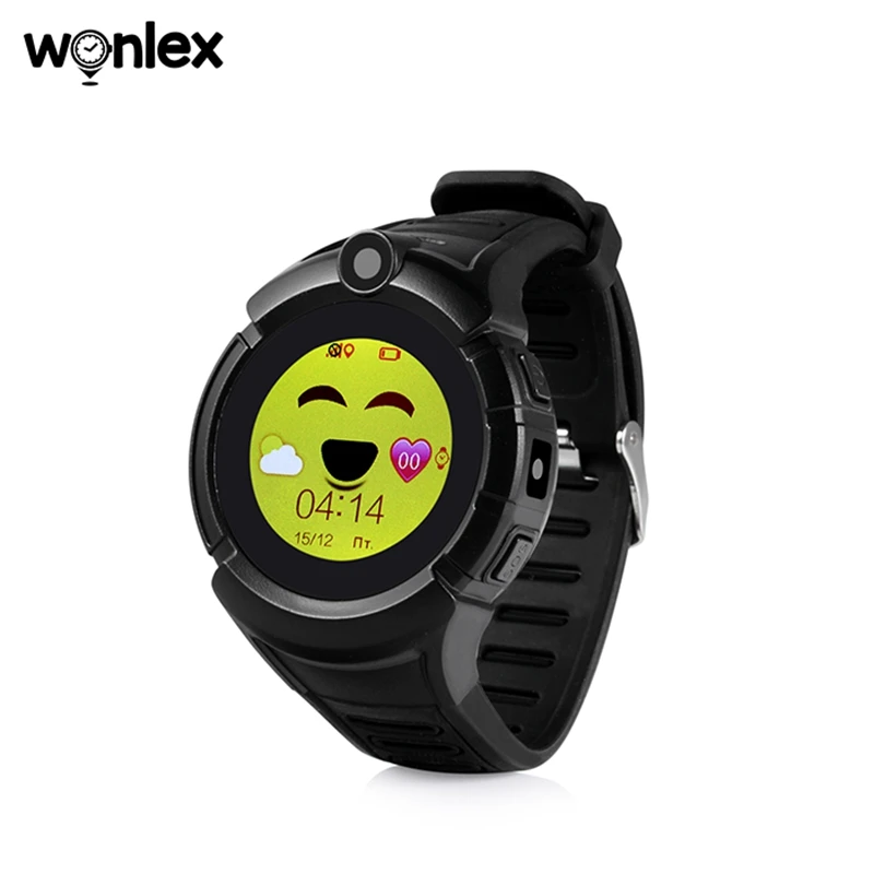 

Wonlex Kids GPS Smart Watch Round Camera 2G Baby GPS Position SOS Help Tracker GW600 Supports Flash Light Voice Chat Monitoring