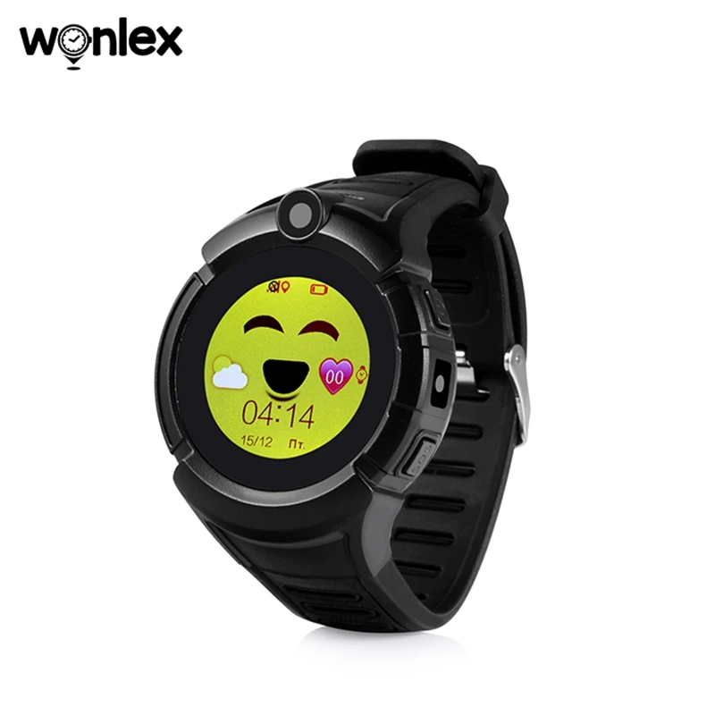 Wonlex детская GPS Смарт-часы Круглый Камера 2G Детские положение SOS помочь трекер GW600
