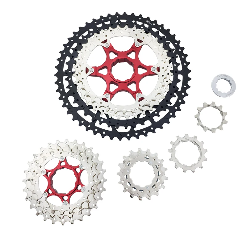VG спортивный горный велосипед MTB 11 скоростей кассета 11 велоцидад 11 S 50T запчасти для велосипеда Cassete Freewheel Звездочка Сверхлегкий Shimano
