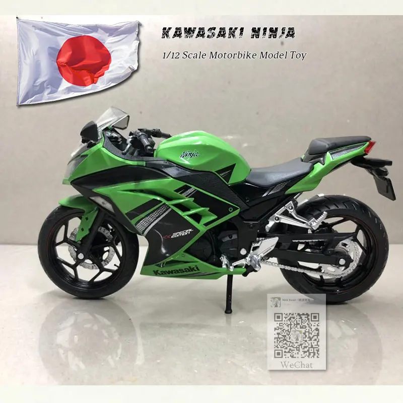 Модель мотоцикла JOYCITY в масштабе 1/12 игрушки KAWASAKI NINJA/H2 литые под давлением