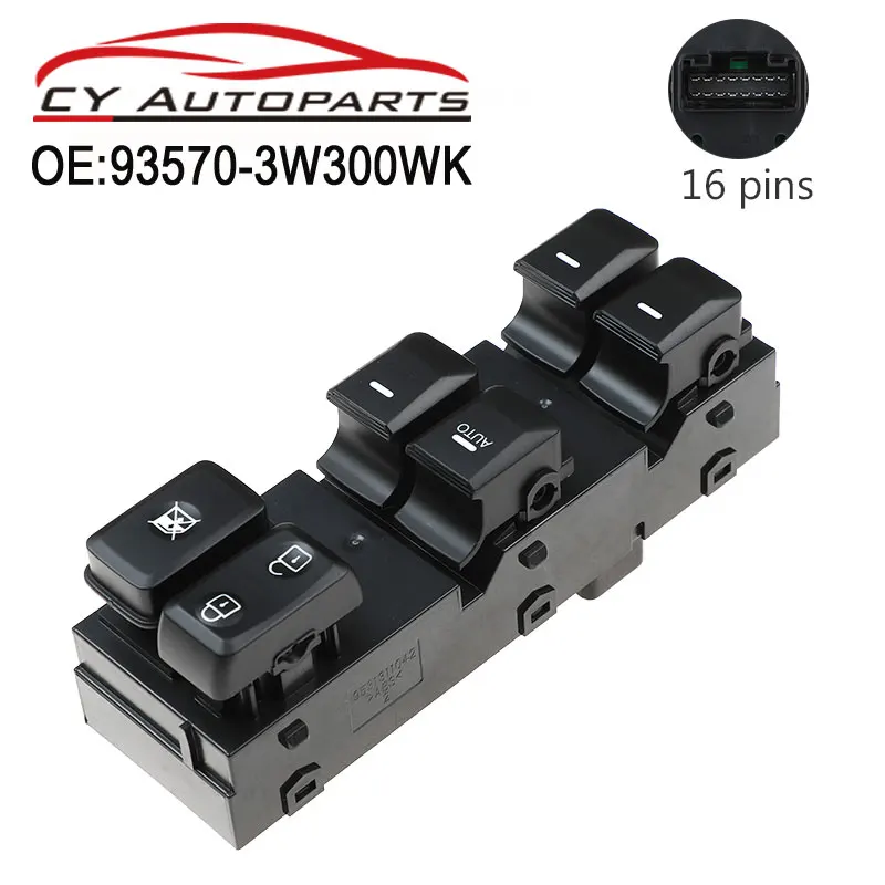 

New Front Left Power Window Switch For Kia Sportage 2011-2016 With Red Light 93570-3W300WK 935703W300WK