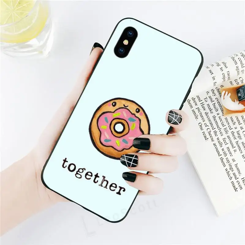 

Milk Biscuits Couple best friend Phone Case for iPhone 11 12 mini pro XS MAX 8 7 6 6S Plus X 5S SE 2020 XR