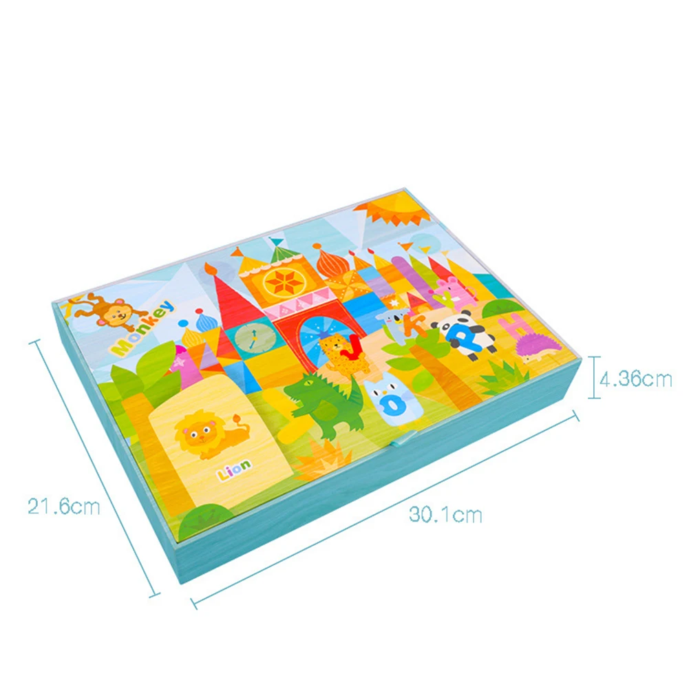 

Kids Educational Wooden Drawing Board Toys Digital Number Letter Toys Toddlers Magnetic Puzzles Games Learning Gift For Children