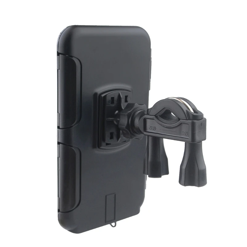 

Waterproof Phone Case Bike Motorcycle Handlebar Rear View Mirror Mount Bicycle Holder Bag for 3 to 6.5" Cellphone GPS Phone 40JB