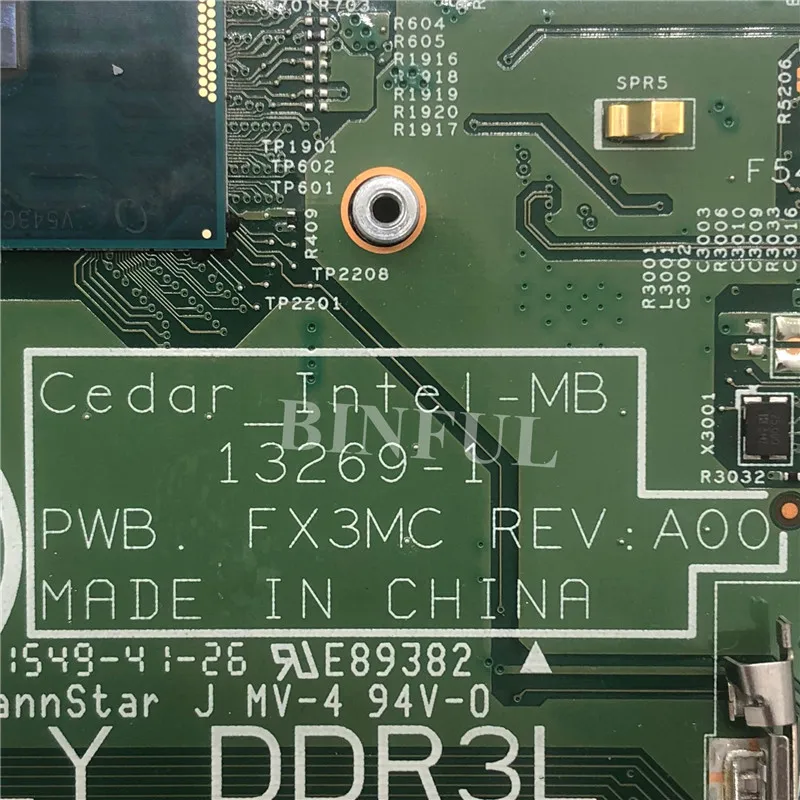 Высокое качество для 3542 3442 5749 CN-0X4X4V 13269-1 Материнская плата ноутбука pavilion SR23Y I5-5200U PM