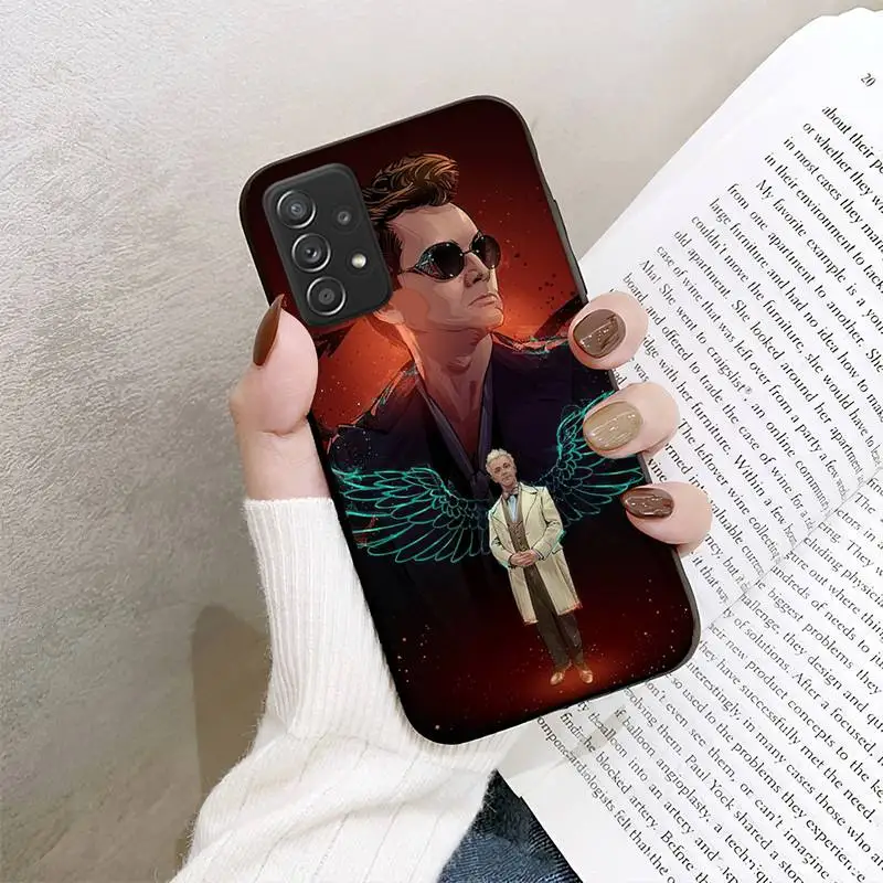 hot tv good o omens phone case for samsung galaxy a02 a12 a21 a22 a32 a41 a42 a51 a71 a72 shell free global shipping