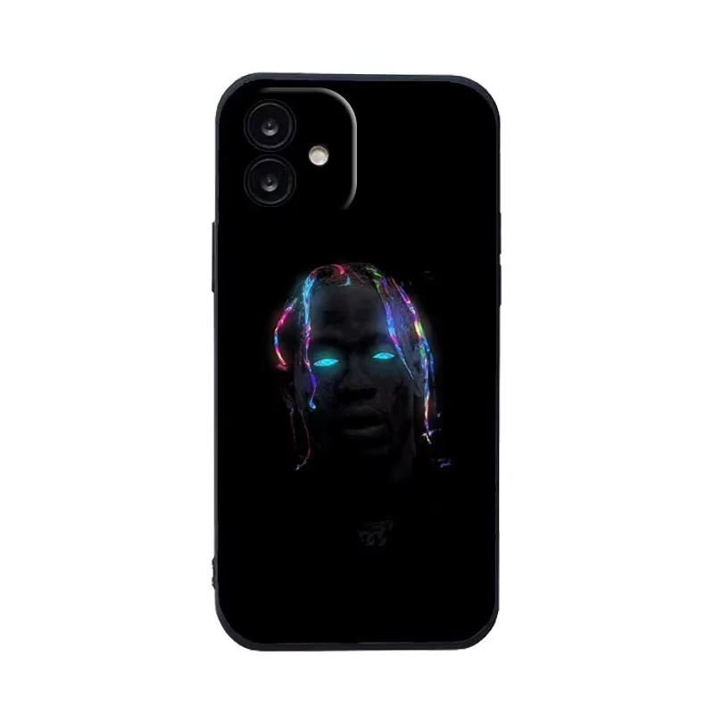 

Liquid Silicone Travis Scott Phone Case Cactus Jack Sneaker iPhone 11 12 Pro Max XR X XS 7 8 6s Plus Leather Like Back Cover