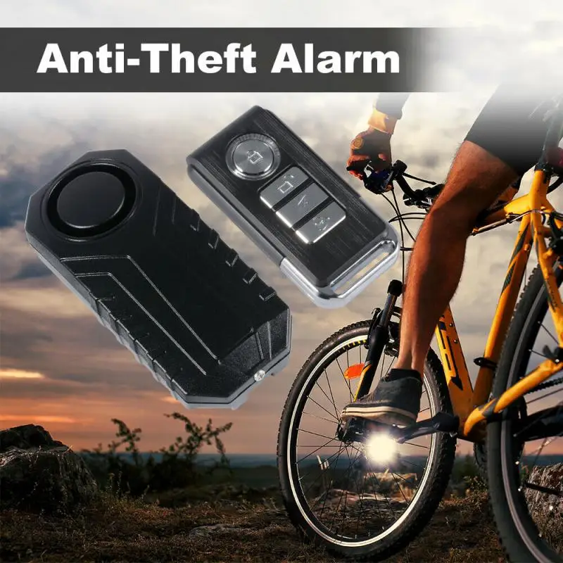 

1pcs Motorcycle Lock Motorcycle Bike Anti-theft Security Alarm System Scooter 125db Remote Control Key Shell Motorcycle Speaker