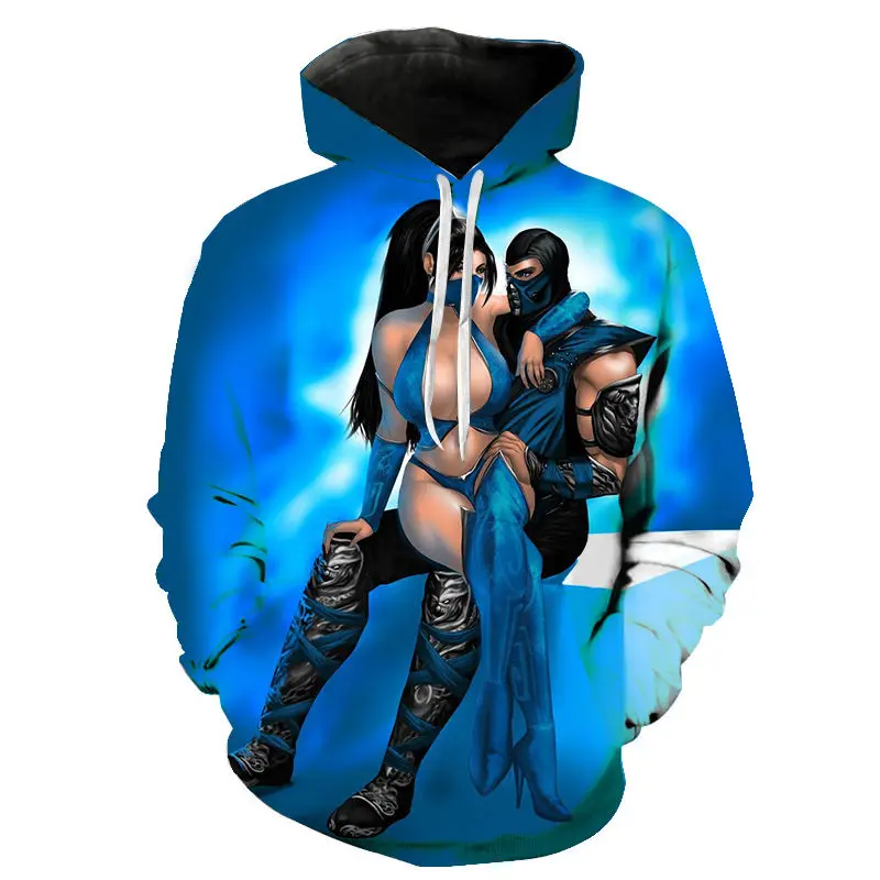 2020 новые модные толстовки с капюшоном Mortal Kombat 11 для мужчин женщин и детей Крутая