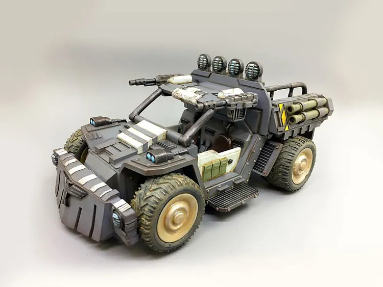 1/25 JOYTOY mecha RHINOCEROS Скаут автомобиль и UNSC девятый Легион солдат фигурка