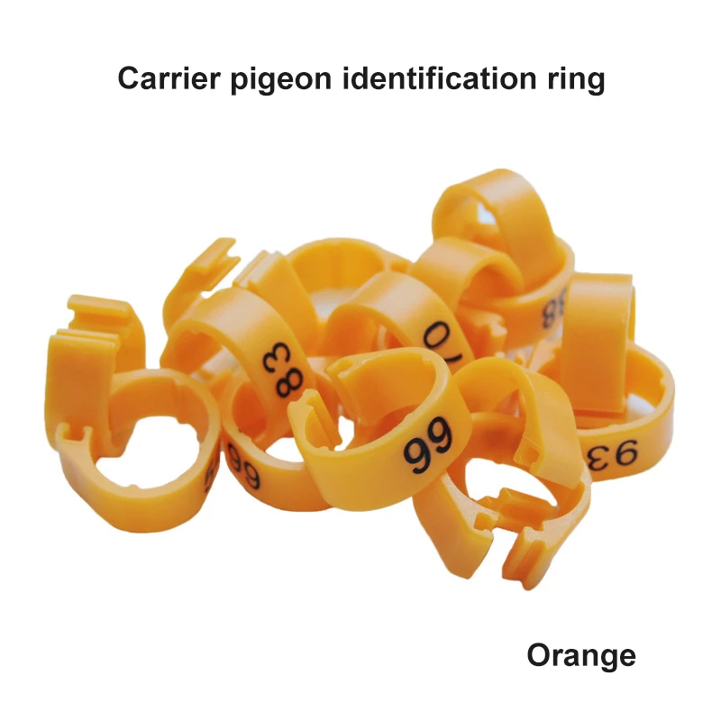 

100pcs Multicolor Pigeon Foot Ring Chicken Foot Ring Inner Diameter 8mm Poultry Dove Bird Parrot Clip Rings Band Foot Ring