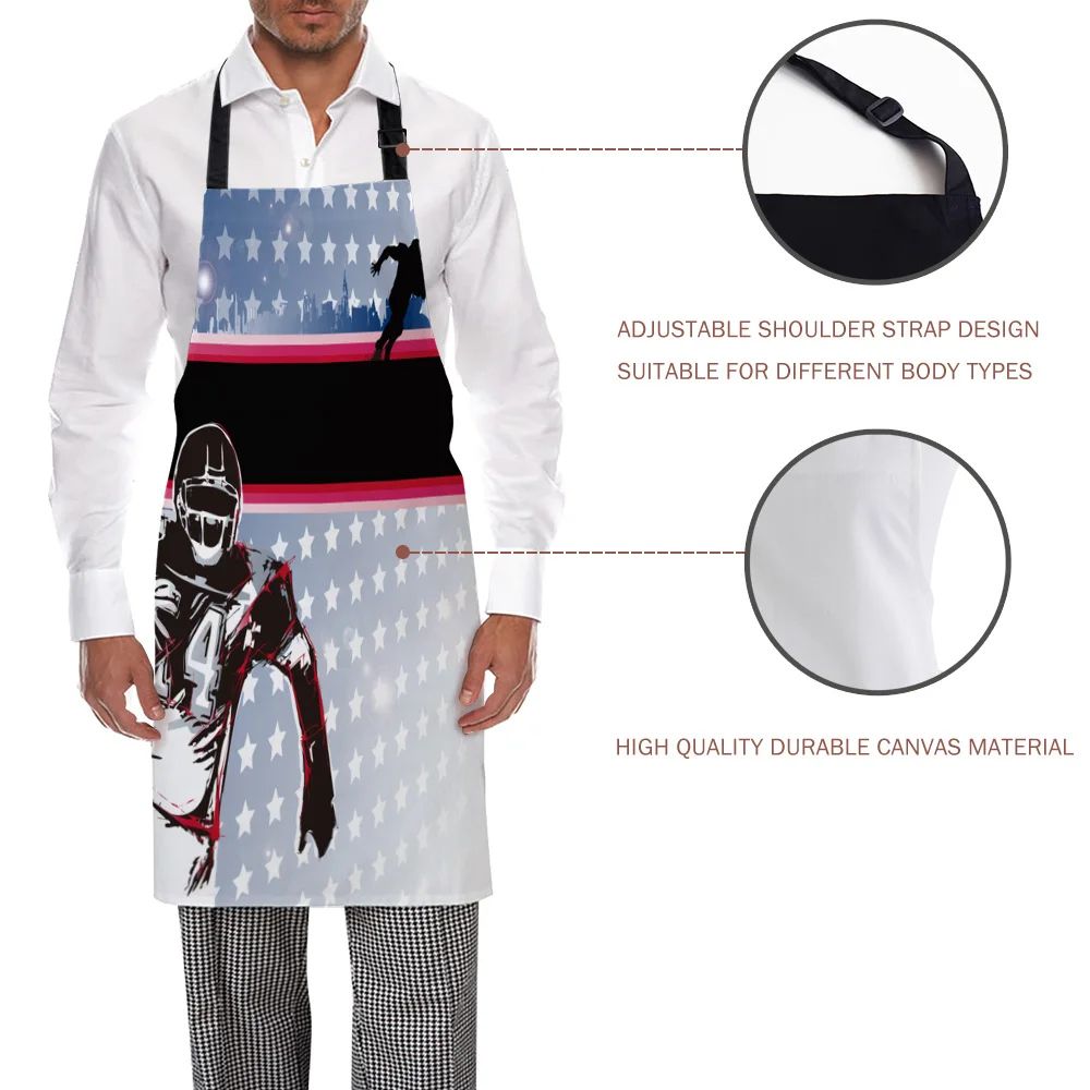 Кухонный Фартук Американский футбол звезда энтузиазма шлем спортивный