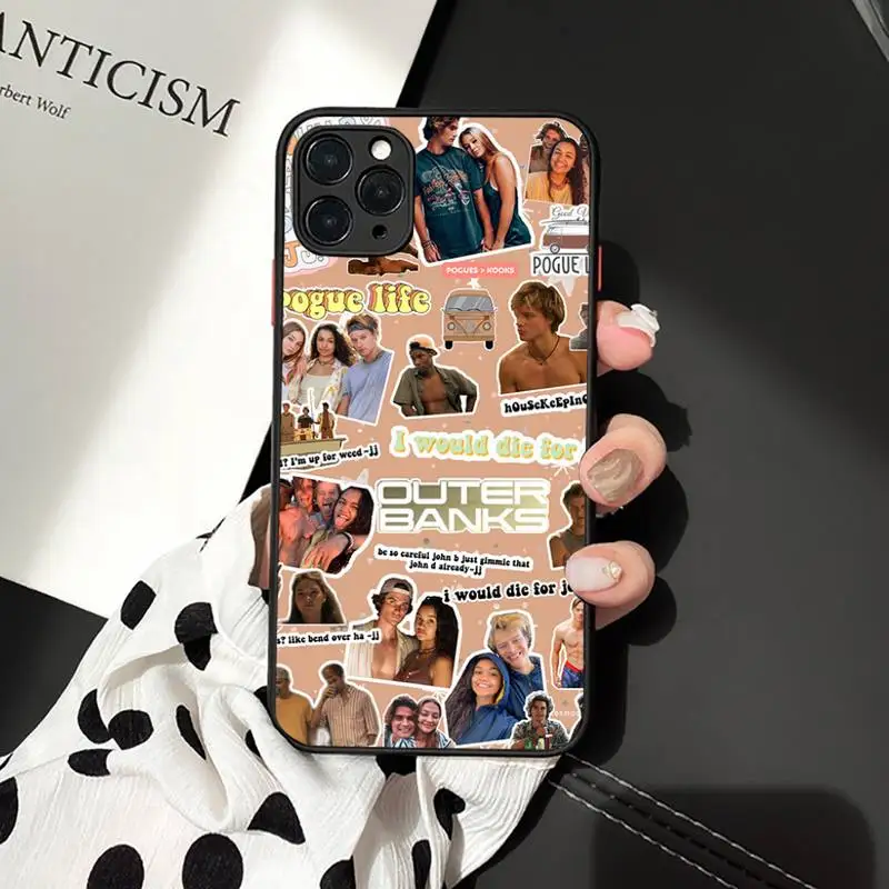 

Outer Banks Livin' the Pogue Life Phone Cases Matte Transparent for iPhone 7 8 11 12 s mini pro X XS XR MAX Plus cover funda
