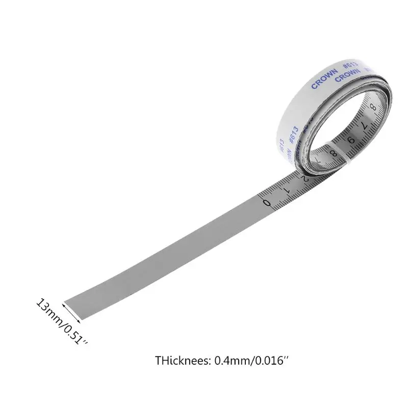 Самоклеящаяся Метрическая рулетка измерительная лента из нержавеющей стали 1 м-3
