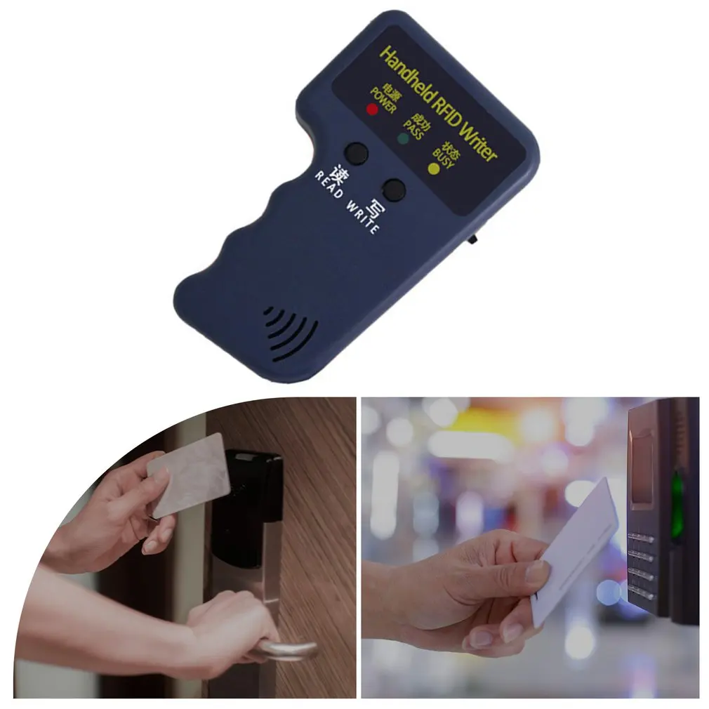 

RFID Card Reader Copier Writer Duplicator Programmer Rewritable ID Keyfob Tags Handheld 125Khz Copier