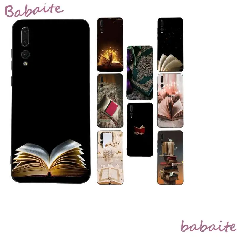 Исламская книга арабский Коран чехол для телефона Huawei Mate 30 Pro P20 P30 P40 pro lite Y7 Y6 2019 Honor