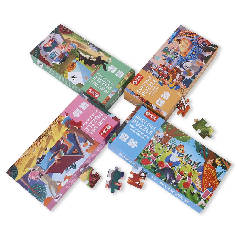 

Волшебный лес, детский интересный пазл, Детская продвинутая бумажная головоломка, серия сказок, Игрушки для раннего развития
