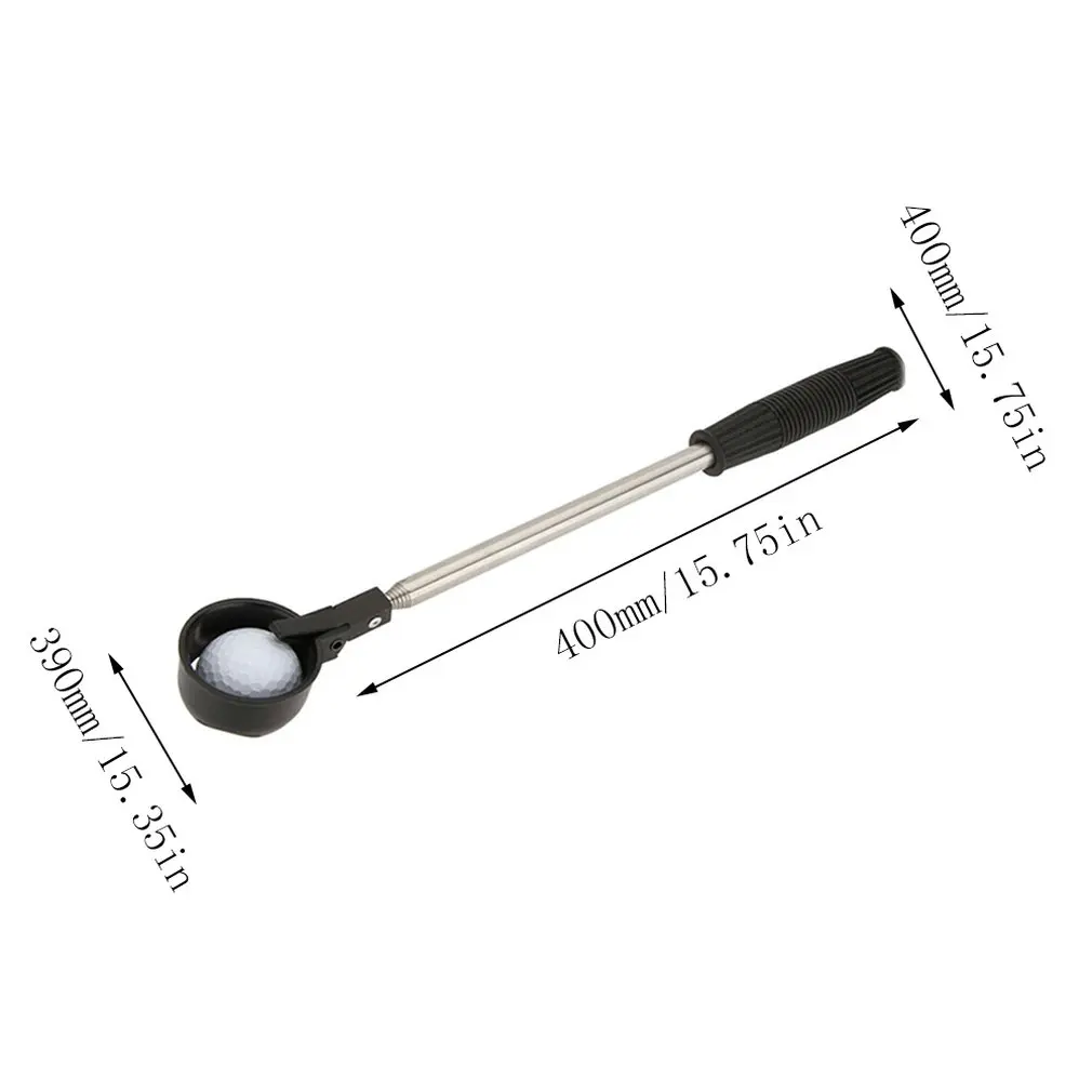 

Portable Telescopic Golf Ball Retriever Stainless Steel Shaft Golf Ball Picker Ball Pick Up Scoop Automatic Locking Scoop